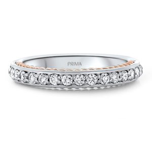 Diamond Band With Rope Design