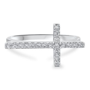 Diamond Cross Ring